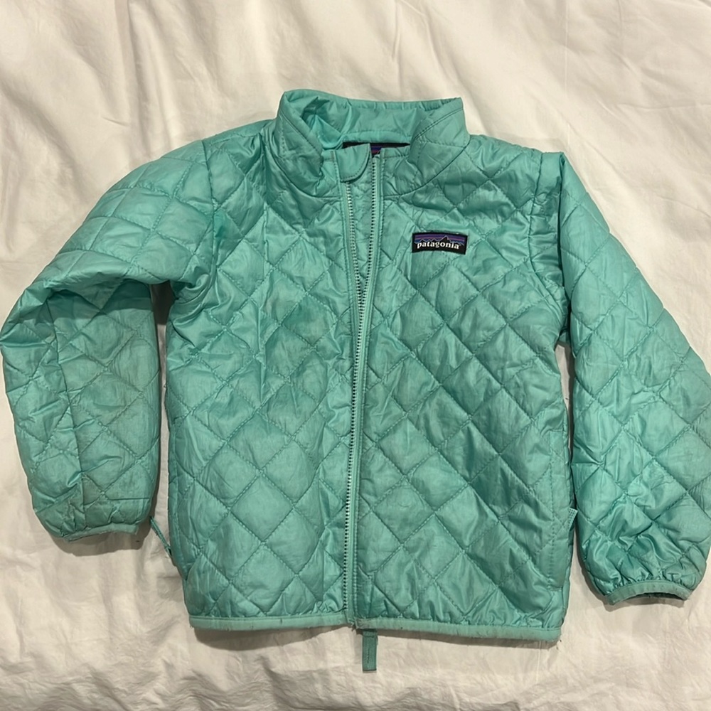 Patagonia teal jack lightly used